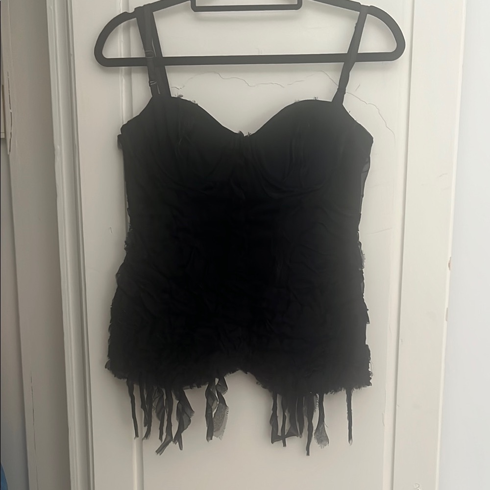 Elizabeth and James Black Camisole Top